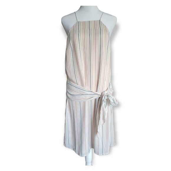 Line & Dot St. Marguerite Dress Small Striped Sleeveless Sheath Knee-Length Chic - Picture 3 of 13
